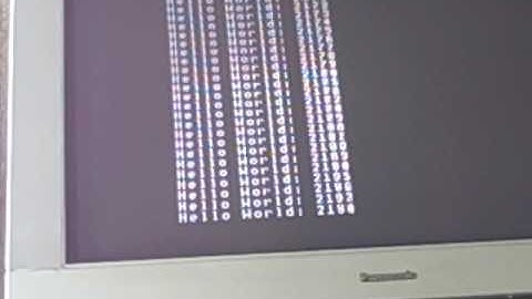 Arduino TellyMate shield "Hello World"