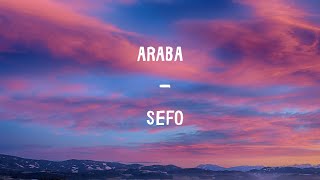 Sefo - Araba Lyrics Resimi