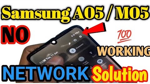 Samsung  M05 /A05 Network solutions 💯% Working || सेमसंग M05/A05 नेटवर्क रिपेयर