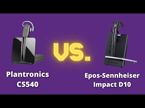 Plantronics CS540 Vs. Epos-Sennheiser Impact D10 In-Depth Review and Mic Test!