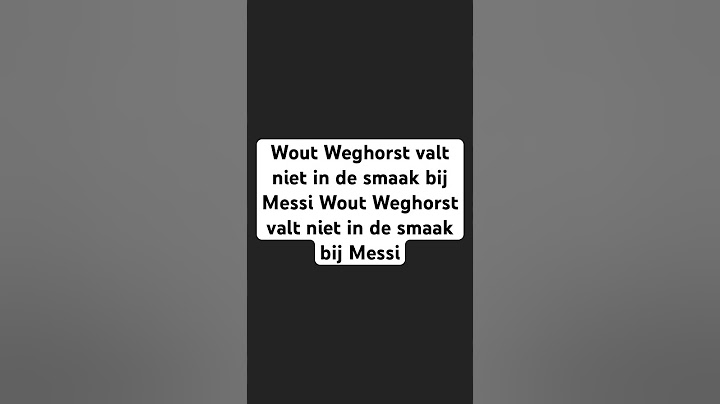 Wout Weghorst VS Lionel Messi #Messi #sub #football ￼