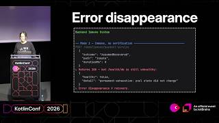 The Backend Immune System - Rich Errors, Ktor Observability and Safe Local Remediation. Meike Hammer