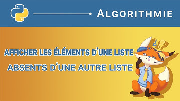 [Algorithme] - 75. Afficher les éléments d