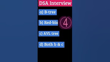 Which of the following is the most widely used external memory data structure? #interview