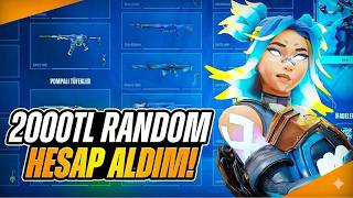 2000₺ VALORANT RANDOM HESAP ALDIM! - ÇEKİLİŞ!