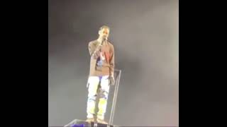 Travis Scott Continues to sing as he watched an unconscious fan at Astroworld festival