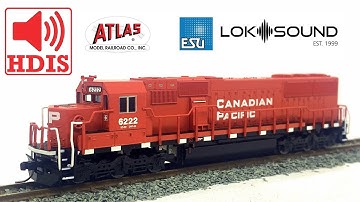 How Does It Sound? N Scale Atlas SD60 ESU Loksound