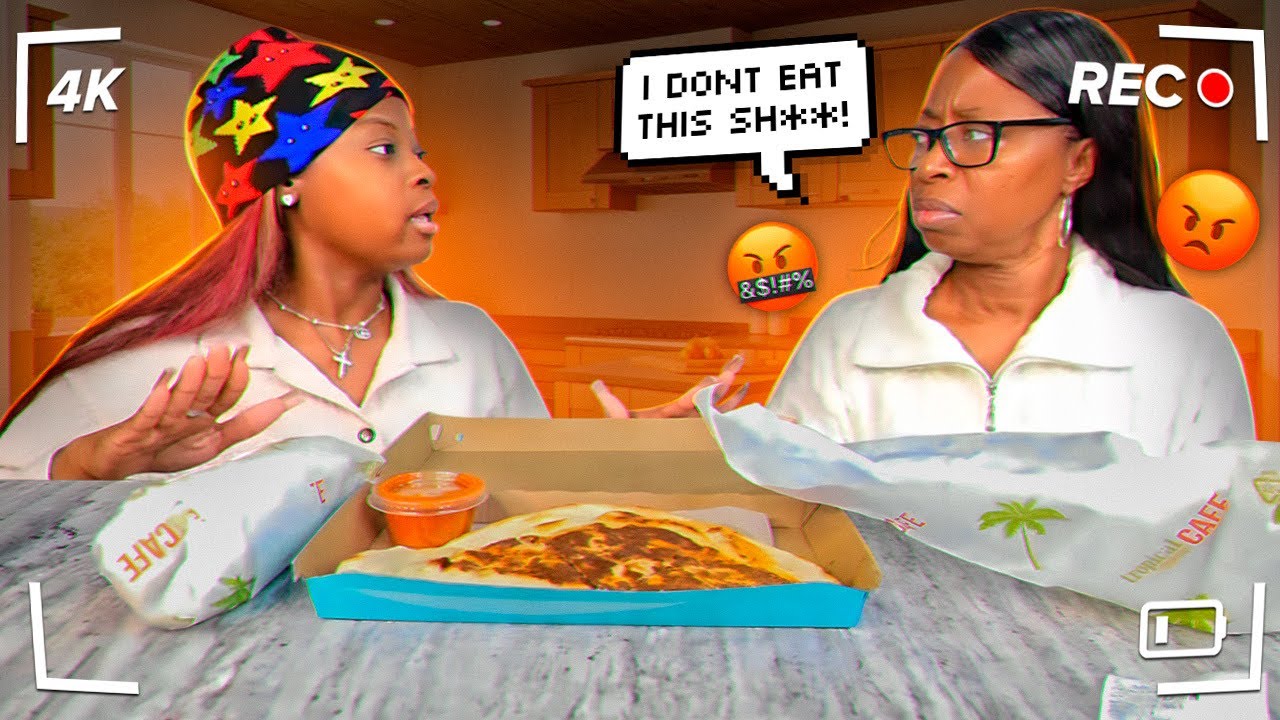 TELLING MY MOM SHE HAS TO GO ON A DIET! (SHE THOUGHT WE WERE EATING CRAB LEGS)