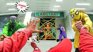 How Did Bros 8 Spider-Man Helped ZOMBIES in Abandoned LABORATORY ?? ( Antidote Action POV )