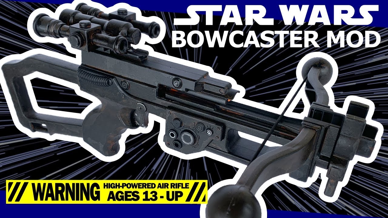 Tom Audreath tvilling bluse 💥Nerf Star Wars Chewbacca Bowcaster Mod💥 - YouTube