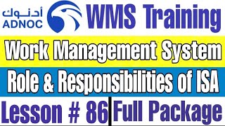 Information Role and Responsibilities of ISA for Energy Isolation with Permit in ADNOC WMS | Lecture # 86 Guide