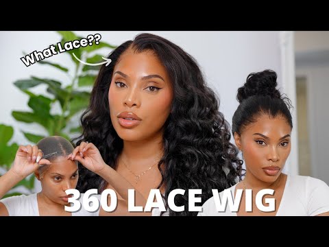 The Most Realistic Wig Ever | 360 Lace Wig Install | High Bun Tutorial✨ #luvmehair #hair