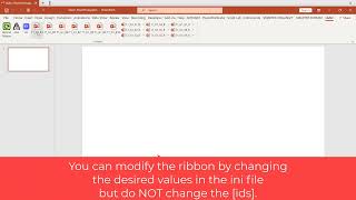 VBA Powerpoint : Dynamic Ribbon   Code Exporter    Edit Addins