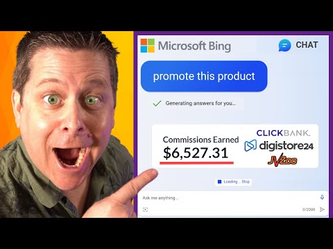 NEW: Bing Chatbot Sells Clickbank Products Like CRAZY! [Ai News Update]