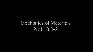 3.3-2. A bimetallic bar is made by bonding together two homogeneous rectangular bars, each having...