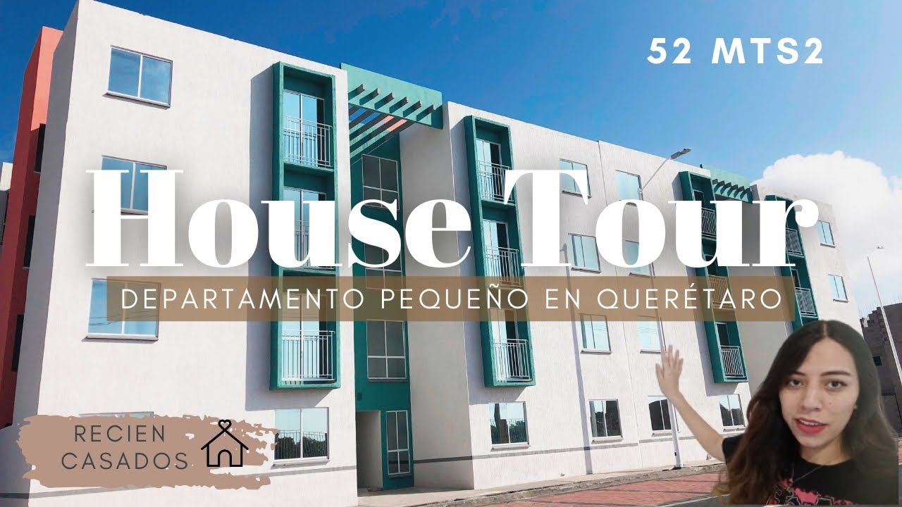 HOUSE TOUR departamento pequeño villas del refugio Querétaro