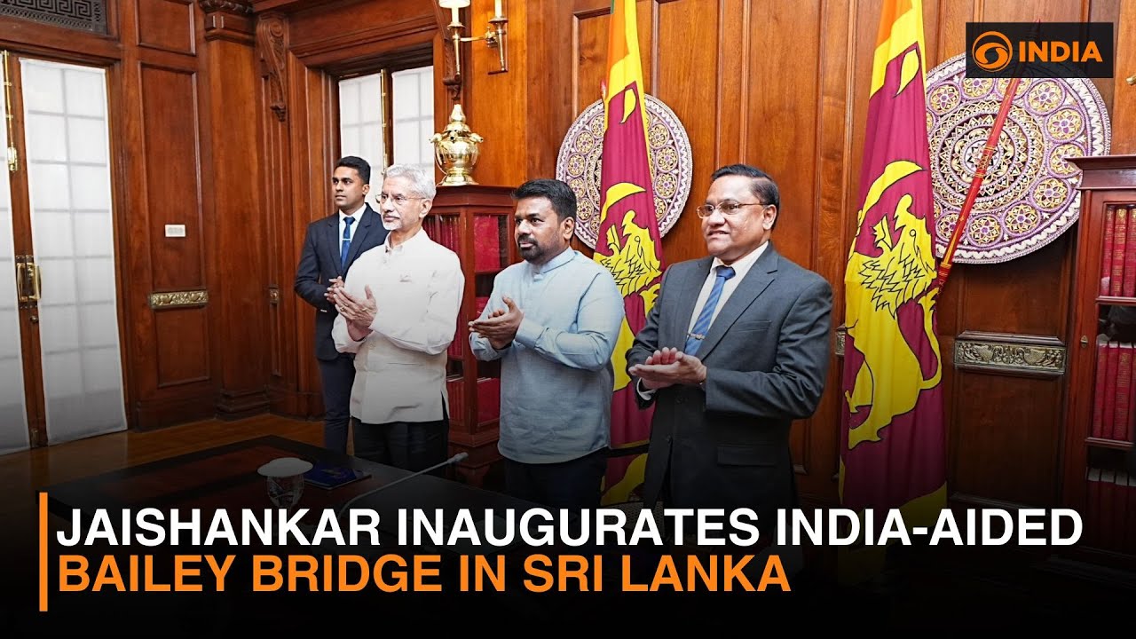 Jaishankar Inaugurates India-Aided Bailey Bridge in Sri Lanka
