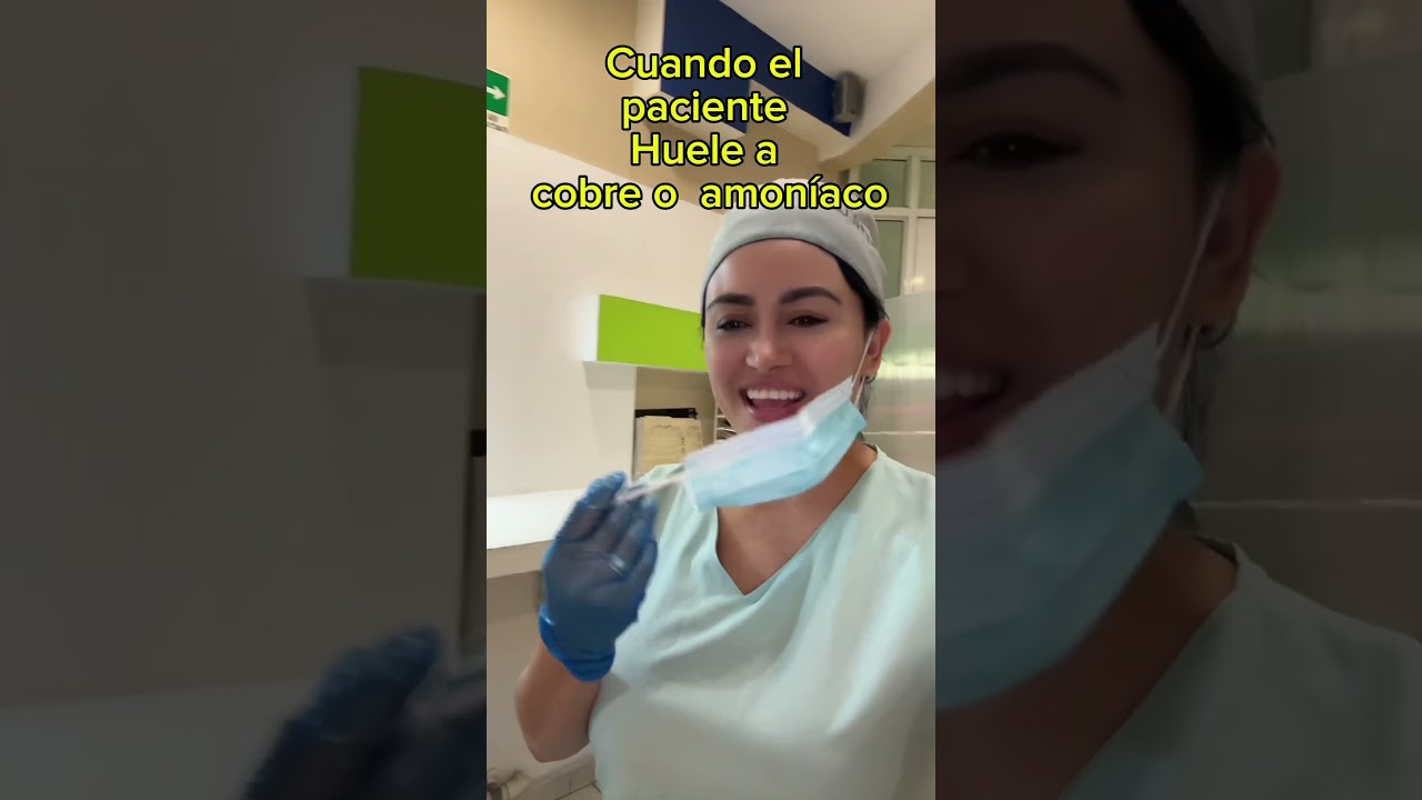 🚨🚨🚨 sabes lo que significa cuando un paciente huele a cobre o amoníaco 