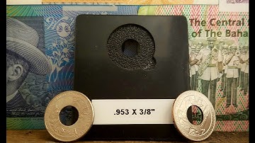 New Tool for a Perfectly Centered Hole in a Coin Ring