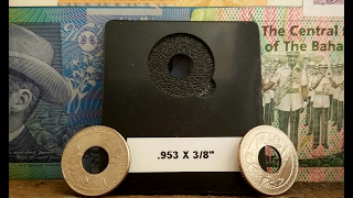New Tool for a Perfectly Centered Hole in a Coin Ring
