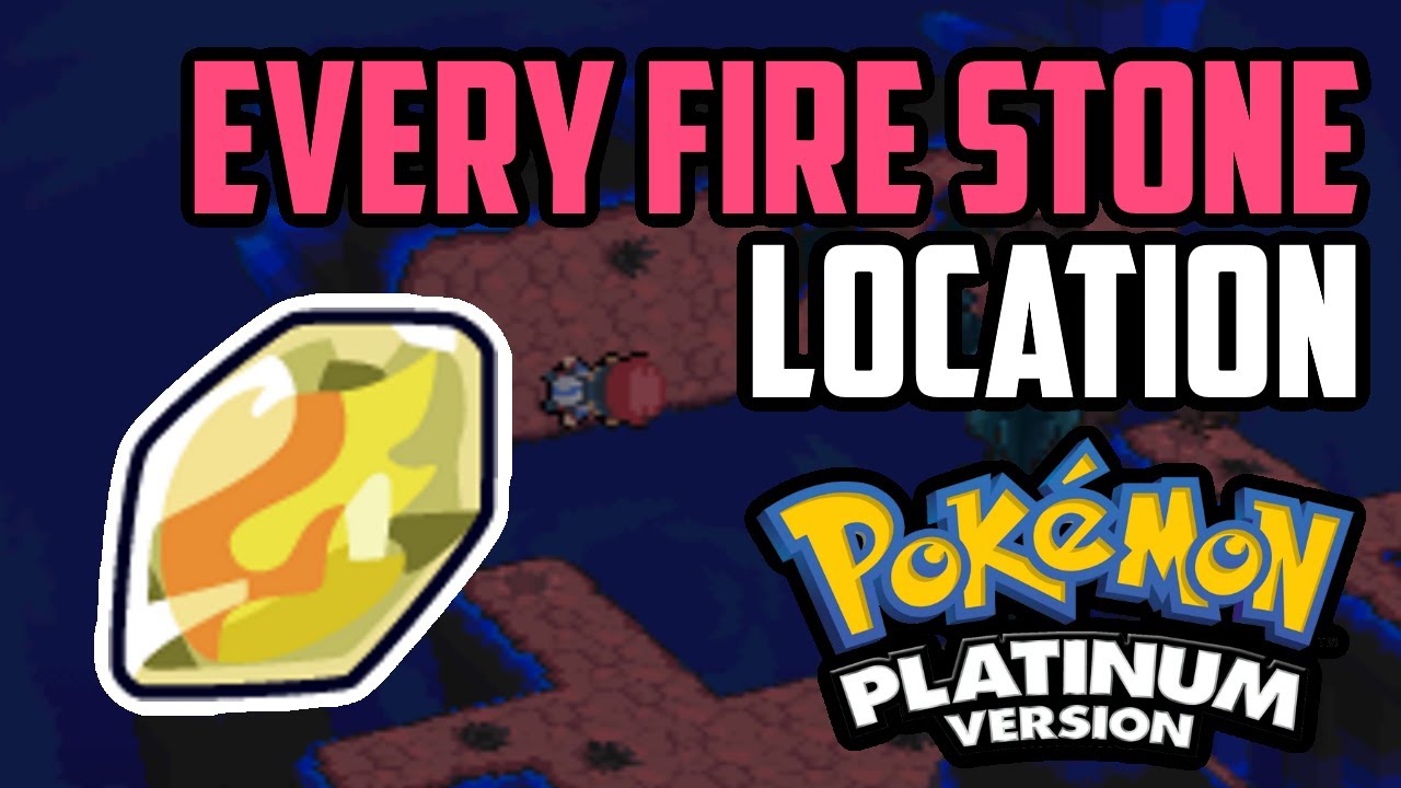 vedhæng enestående Fordeling Where to Find Fire Stone - Pokemon Platinum (All Methods) - YouTube