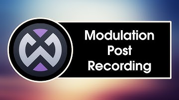 How To Adjust Modulation Post Recording In Tracktion Waveform