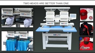 Camfive Emb Ht1502 Double Head Commercial Embroidery Machine Is Ideal For Small Businesses