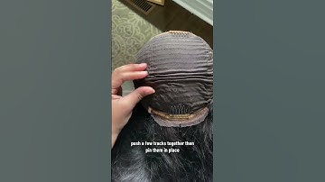 Thumbnail of How to make your wig smaller in 10 seconds!👏 Got it?  #tinashehair #wigs #shorts