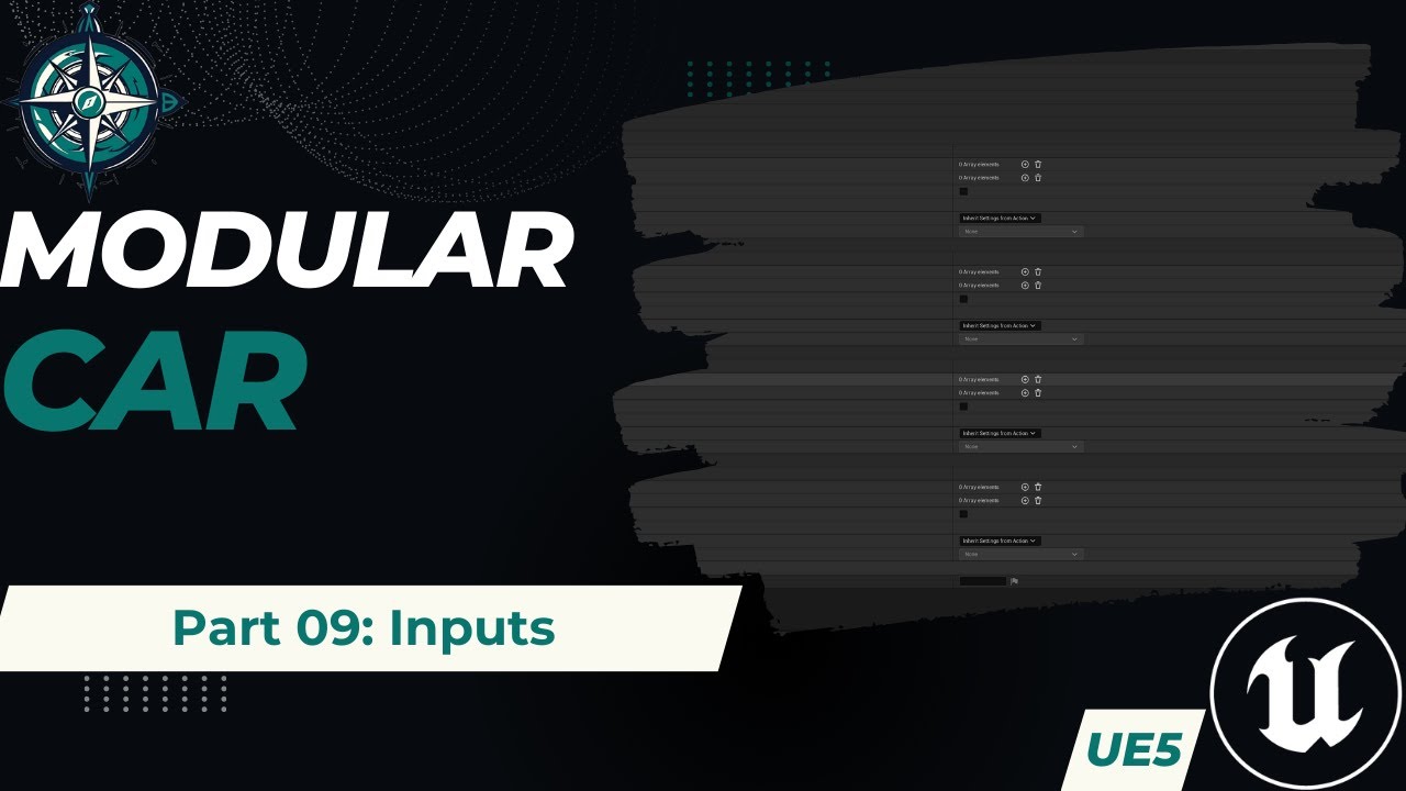 Modular Car - UE5 Tutorial Series - Part 09: Inputs - YouTube