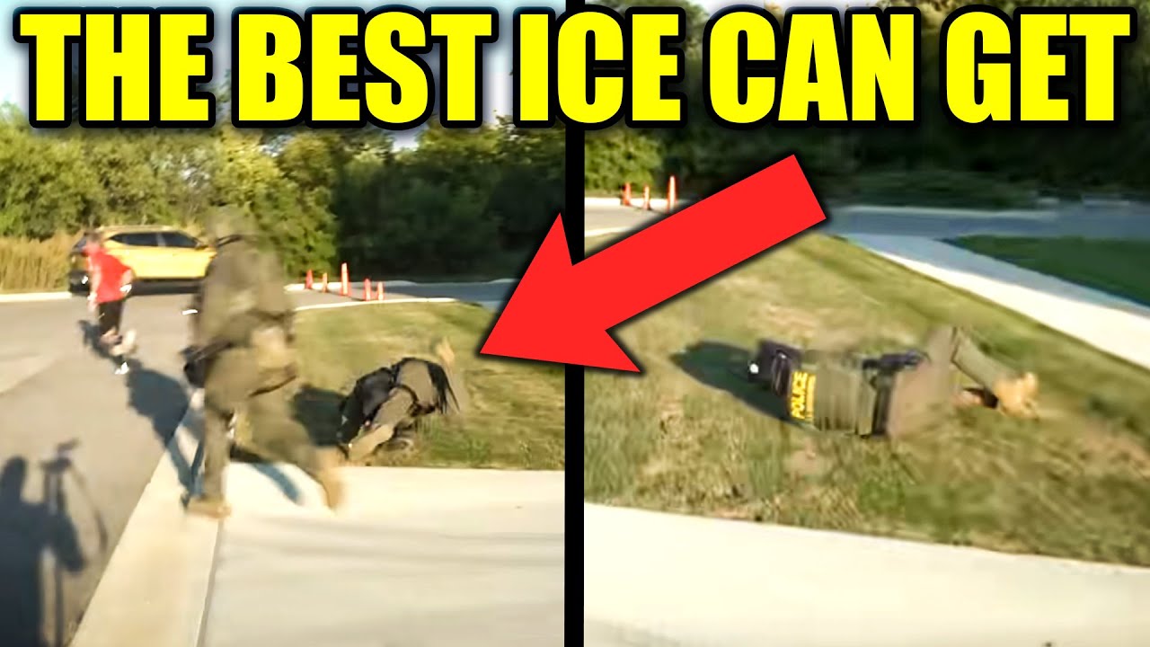 ICE Agent Thinks He's Tough, Ends Up HUMILIATING Himself