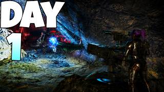 We Claimed The BEST Swamp Cave VS 1000 Players... | ARK PvP