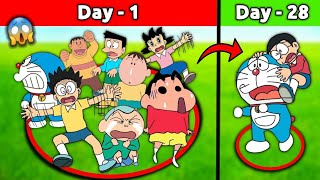 Last To Leave The Circle Wins 😱 || Shinchan Vs Nobita || Funny Game Roblox 😂 screenshot 3