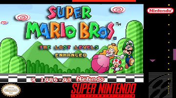 The Lost Levels Enhanced - Hack of Super Mario World [SNES]