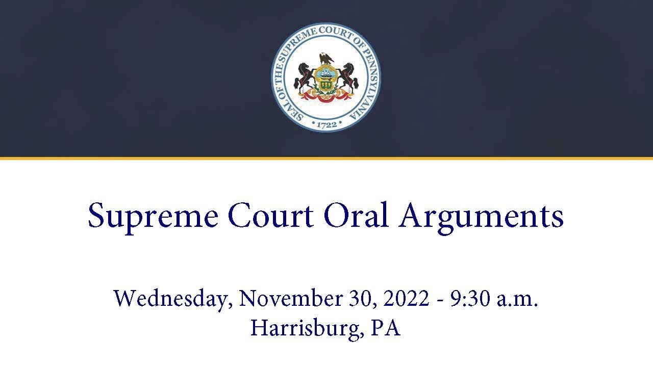 Supreme Court Oral Arguments - November 30, 2022