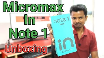 Micromax IN Note 1 Unboxing & First Look & Review - *World Exclusive*  The Indian Performer!!! 🔥🔥🔥