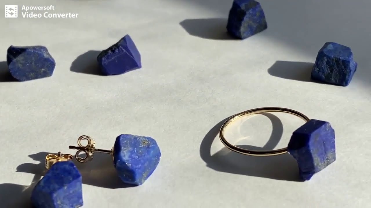 ラピスラズリ 原石ピアス / イヤリング 【金具選択可/石おまかせ