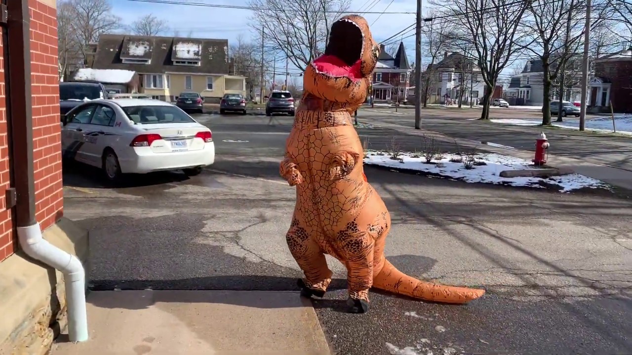 Truro Buzz T-Rex in Downtown Truro!