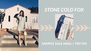 STONE COLD FOX | 2017 Sample Sale Unboxing + Try On Haul (Christy, Kerr, Sicily Dress) | JULIA SUH