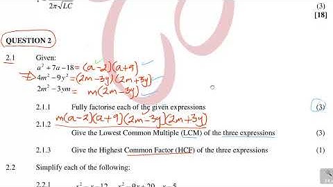 Mathematics N2 Revision Lesson 4: Exclusive Members Only Content
