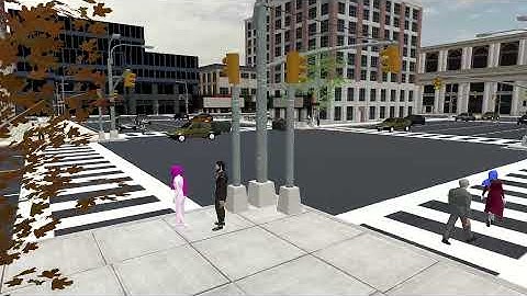 VR Traffic Simulation, Unity3D