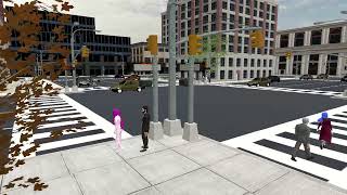 VR Traffic Simulation, Unity3D