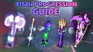 BEST RODS FISCH - FULL ROD Progression Guide FISCH! Roblox