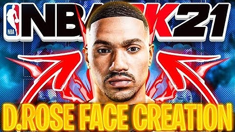 BEST DERRICK ROSE FACE CREATION TUTORIAL in NEXT GEN NBA 2K21! LOOK LIKE PRIME DROSE TODAY!
