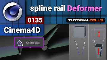 0135. spline rail deformer in cinema 4d