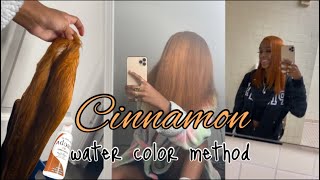 Wig Transformation : Cinnamon Edition ✨|Water color +install |Ft.Yolova Hair