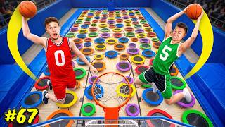 I Tried 100 EXTREME Trampoline Challenges!