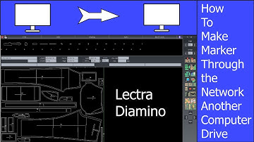 #Lectra Diamino How to make Markers Though the Network Another PC Drive #Marker #Lectra