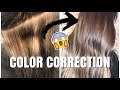 COLOR CORRECTION |  LIFTING OUT LEVEL 3 HAIR COLOR