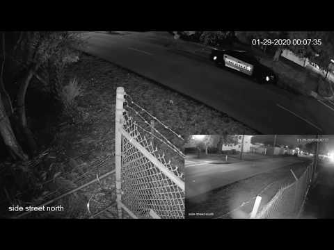 Night Hawk Monitoring Perimeter Cameras at a Car Dealership 1/29/2020