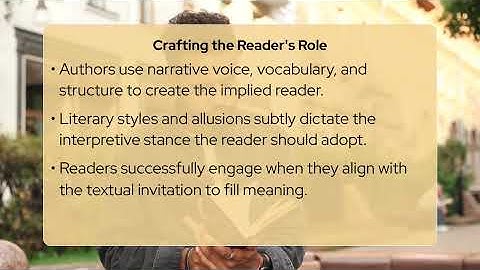 Can The Implied Reader Affect A Text